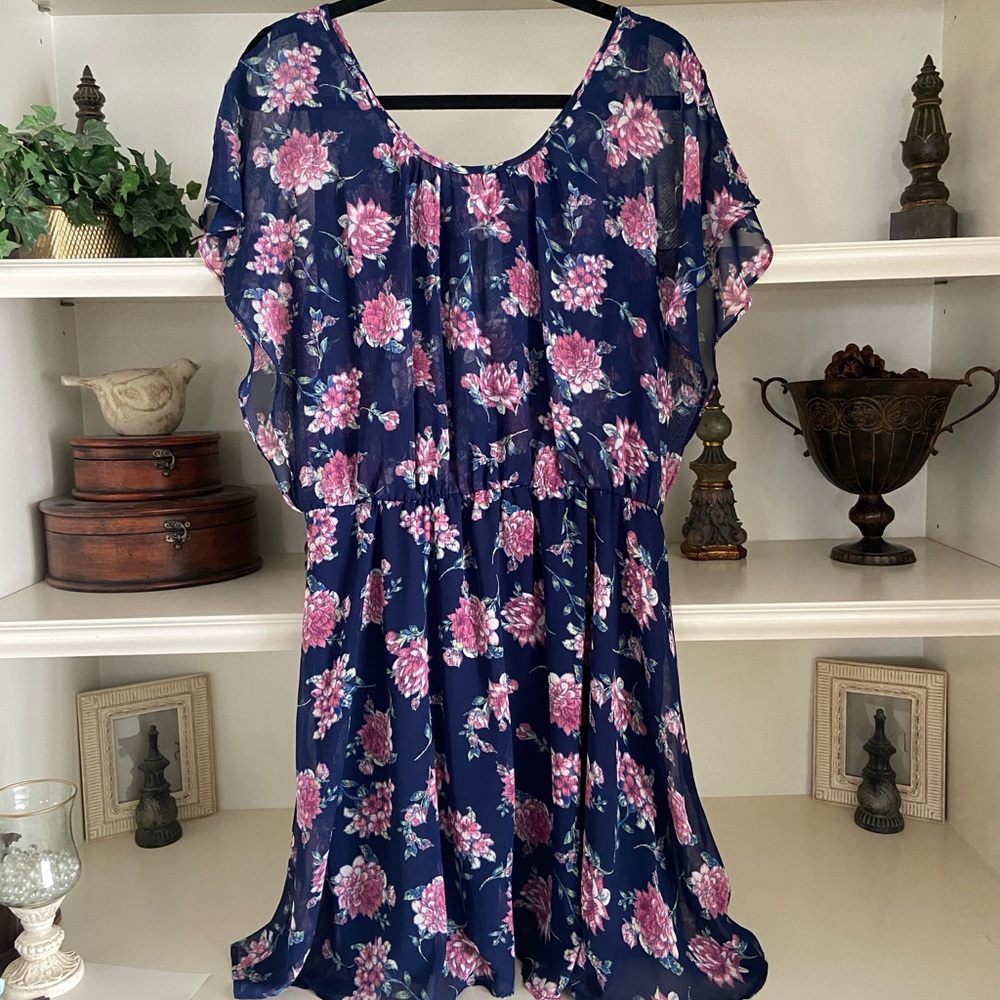 Pop-over Midi Dress